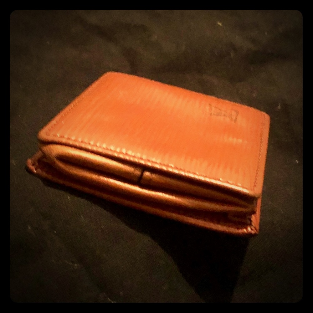 LV Logo Epi Leather Porte Monnaie Boite Coin Purse